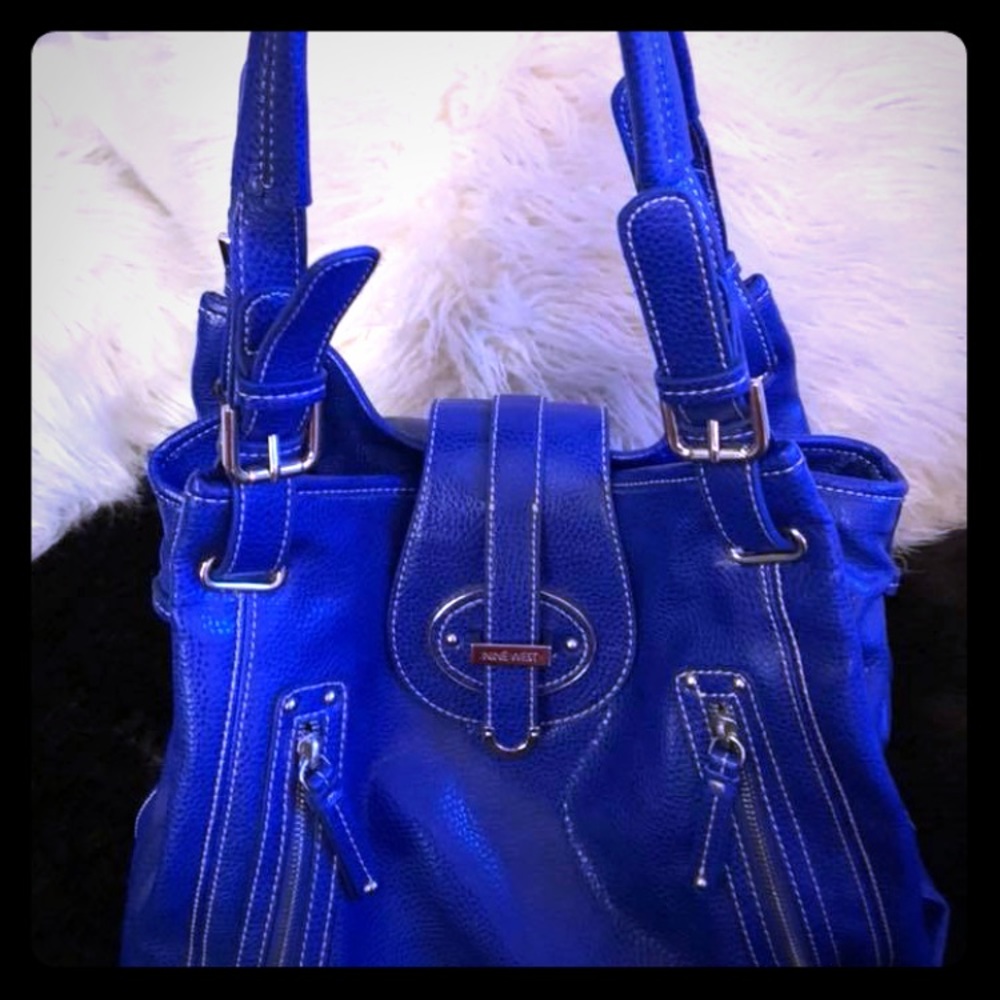 Nine West - Beautiful Cobalt Blue Bag with wallet.